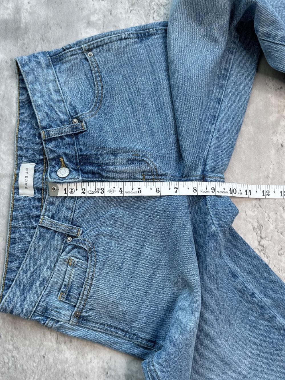 PacSun Casey Wide Leg Low Rise Baggy Jeans Size 24 Light Wash Y2K Streetwear - Picture 8 of 13
